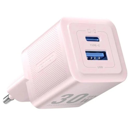 Vention GAN 30W Charger USB-C/USB-A Pink