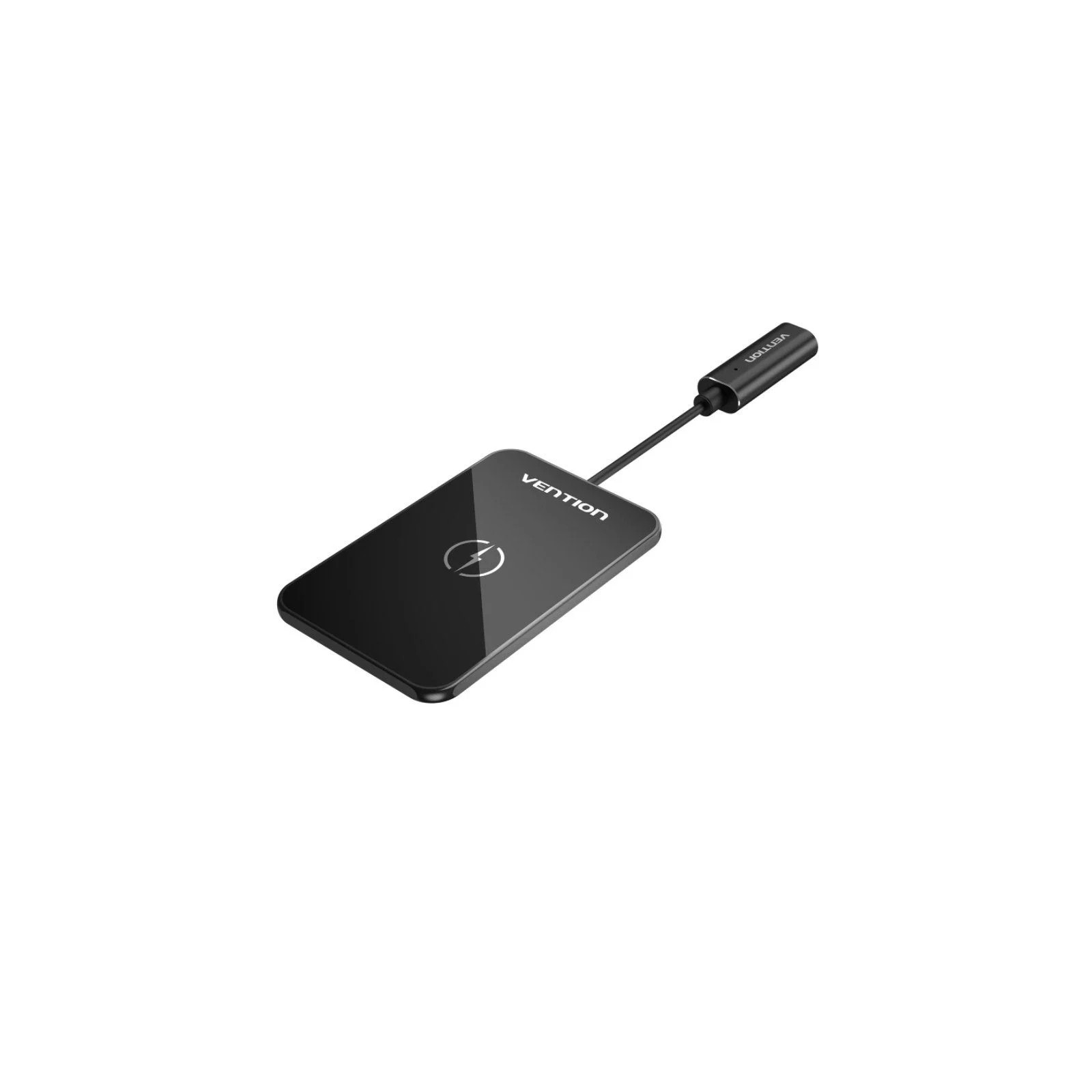 Wireless Charging Base USB-C 15W Rectangular Black Vention