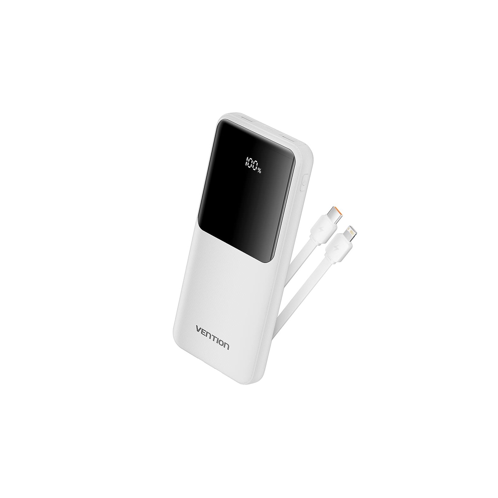 Power Bank de 10000mAh 22.5W + Cable USB-C/Lightning Blanco Vention