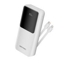 Compra Power Bank 20000mah 22.5w + Cable Usb-c/lightning Blanco Vention Online