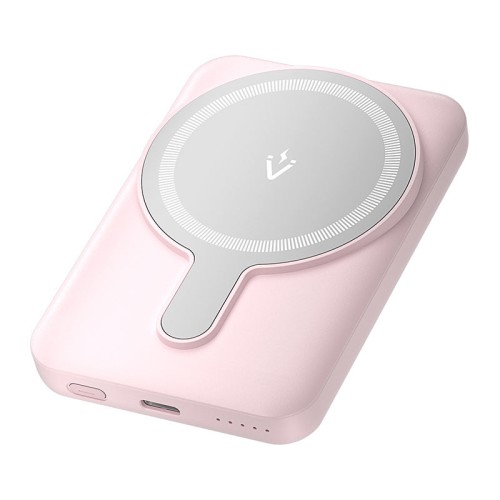 5000mAh 20W Wireless Power Bank Pink Vention