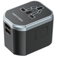 Cargador Pared Universal 20W USB-C y 2xUSB-A Vention