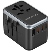 Universal Wall Charger Ventio 65W 2xUSB-C 2xUSB-A