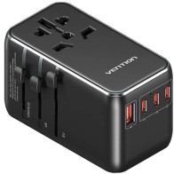 Cargador Pared Universal 120W 3x USB-C USB-A Vention