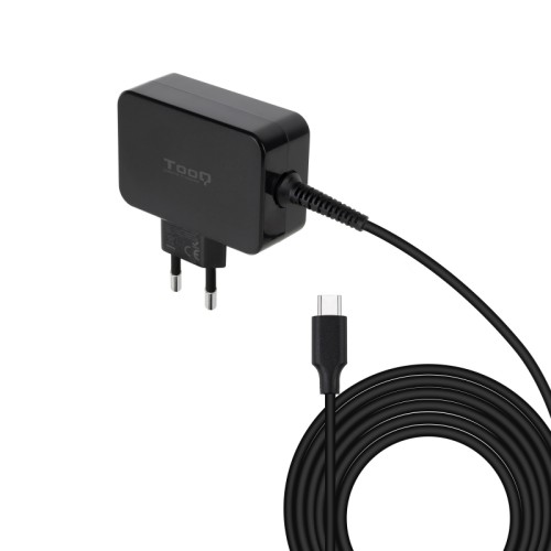 Tooq Black 45W Portable Gan USB-C PD Charger