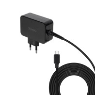 Cargador Portátil Tooq Negro 45W Gan USB-C PD