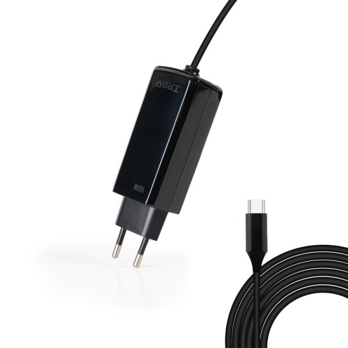 Tooq Black 100W Portable Gan USB-C PD Charger