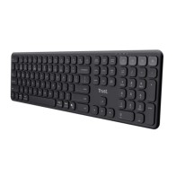 Teclado Inalámbrico Multidispositivo Trust Vaiya Negro Tamaño Completo